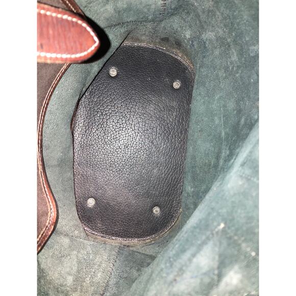 DOONEY & BOURKE VINTAGE PEBBLED LEATHER LARGE BUCKET BAG - Picture 15 of 16